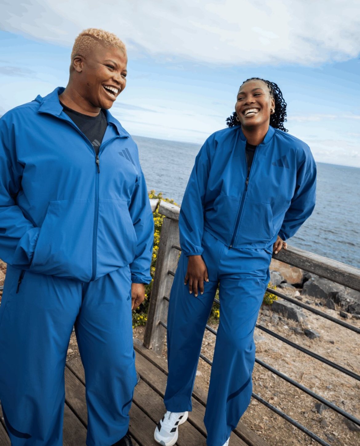 Sinazo Mcatshulwa and Aseza Hele in the adidas campaign